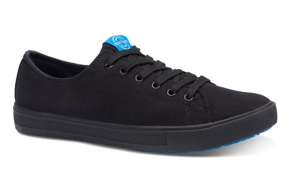 Motivate Non-Slip Black Work Lace Up Shoe