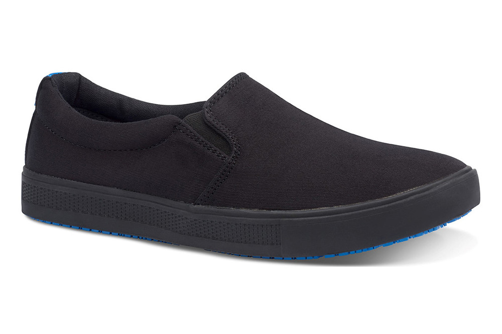 Renew Non-Slip Black Work Slip On Shoe