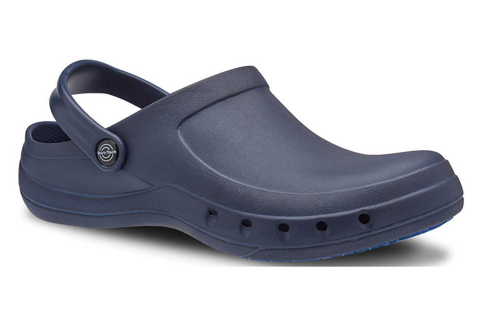 Revive Non-Slip Navy Blue Comfy Work Shoe Clog