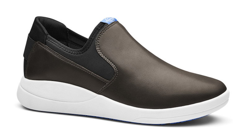 Vitalise Non-Slip Comfortable Brown Work Slip On Shoe