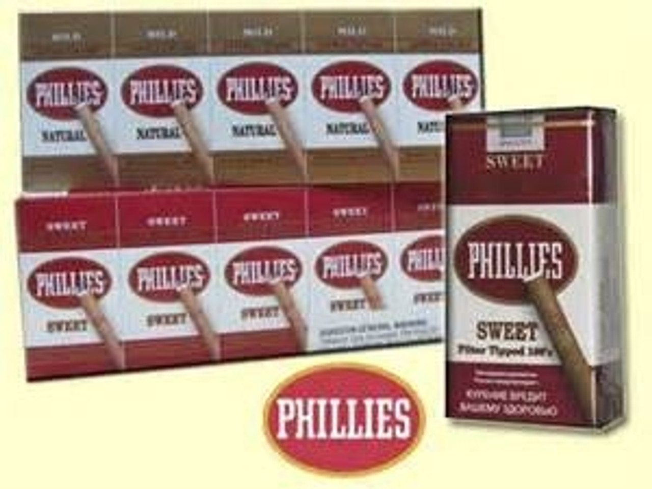 Phillies natural filtered little cigars 100's