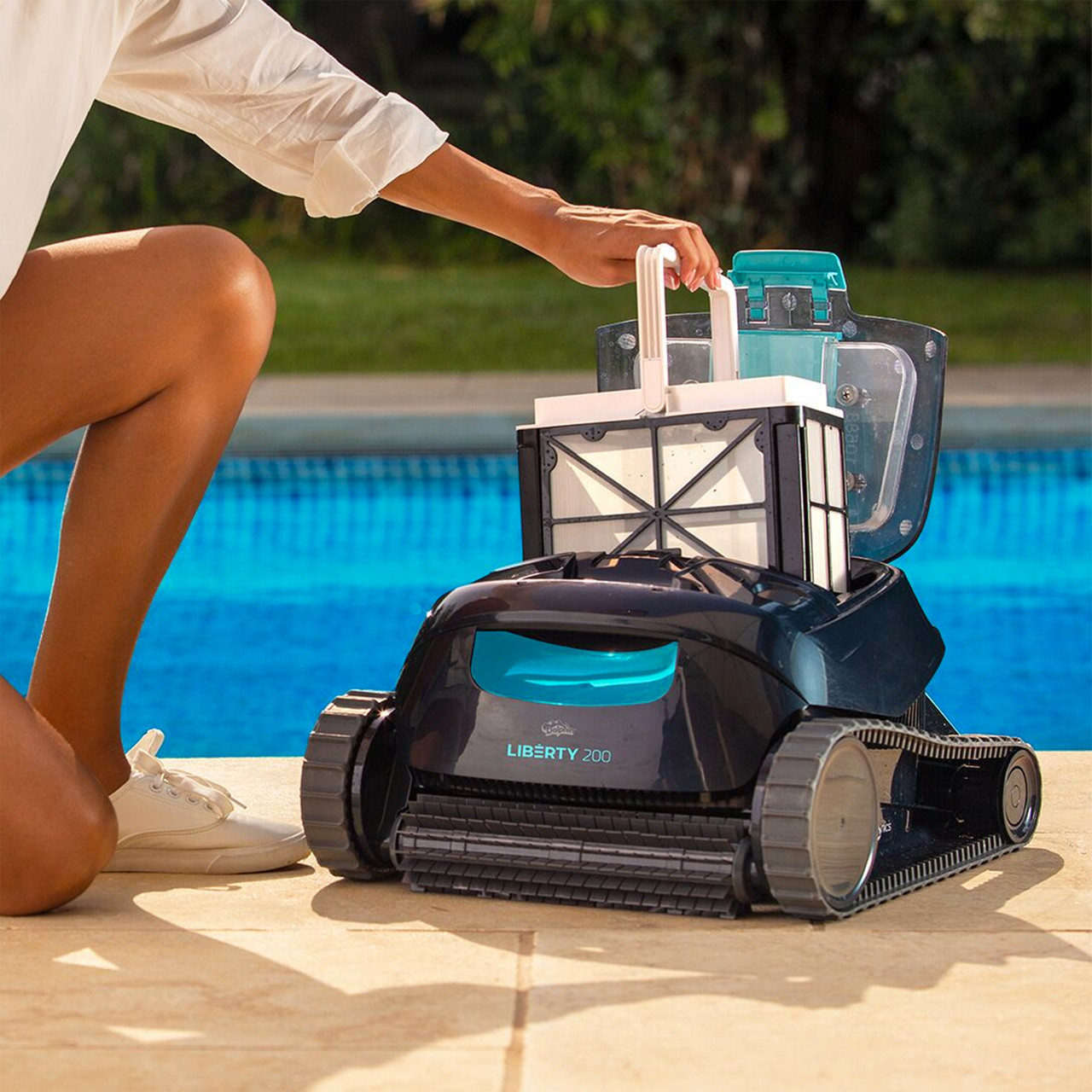 Dolphin Liberty 200 Robotic Automatic Pool Cleaner - Westwood Pool