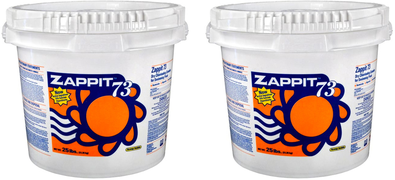 UP HOLD アップホールド　EP ハードコア Zappit 73% Calcium Hypochlorite Shock 50 lbs. - Westwood Pool Company