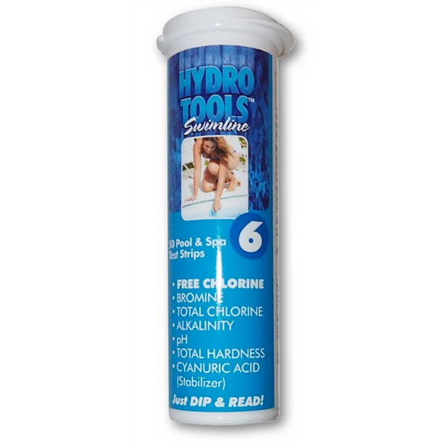 Swimline Hydrotools Pool & Spa 6-Way Test Strips