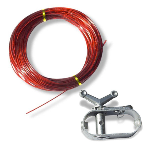 100’ Cable and Winch for Above Ground Swimming Pool Winter Covers