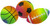 Poolmaster 3Pk Rainbow Game Balls