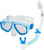 Speedo Adventure Mask & Snorkel Set - Cool Blue/Clear