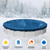 15' Round Blue Solid Winter Cover - 12 Year Warranty