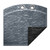 15' Round Gray Solid Winter Cover - 15 Year Warranty