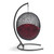 Modway Encase Swing Outdoor Patio Lounge Chair Red