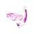 Speedo Jr. Adventure Mask & Snorkel Set - Pink Frost