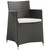 Modway Junction 5 Piece Outdoor Patio Dining Set Brown White