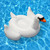 Swimline Giant Swan Ride-On Float