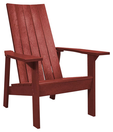 Capterra Casual Flat Back Adirondack Chair - Red Rock - Westwood Pool ...