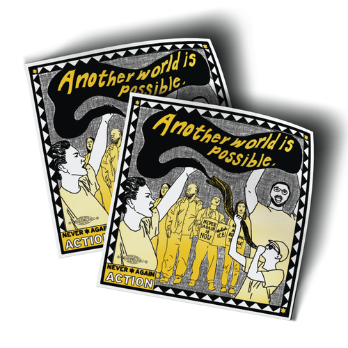 Another World (4" x 4" Vinyl Sticker -- Pack of Two!)