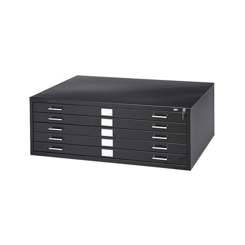 Safco 5-Drawer Steel Flat File for 24" x 36" Documents