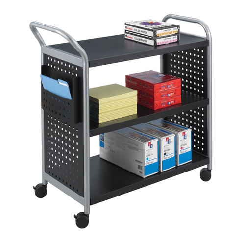 Safco Scoot 3 Shelf Utility Cart