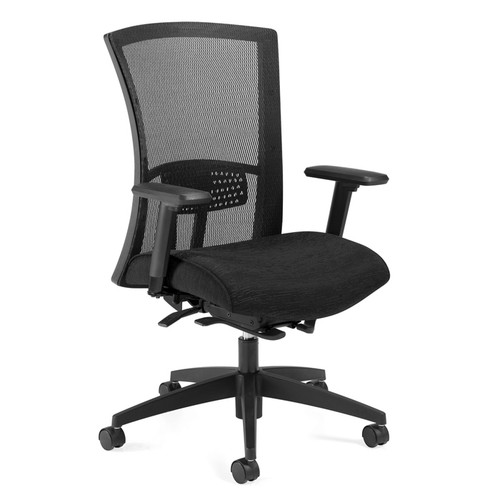 VION-Mesh High Back Weight Sensing Synchro - Tilter Chair 6321-8ASBK-UR22