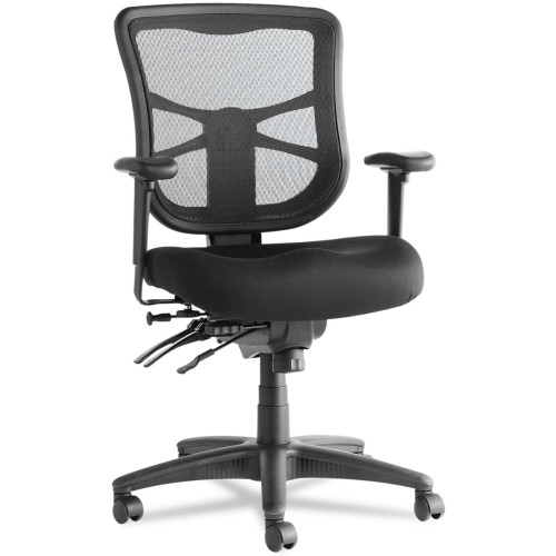 Mesh Mid-Back Multifunction Chair, Black
