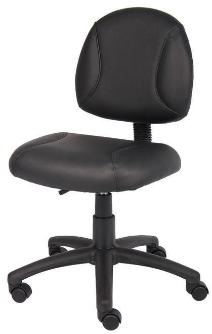 Boss Black Posture Chair Without Arms B305