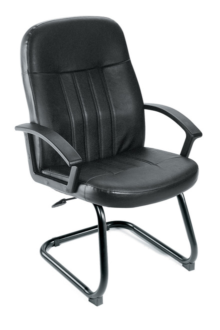 Boss Executive Leather Budget Guest Chair B8109