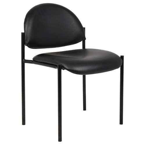 Boss Diamond Stacking Chair Without Arms