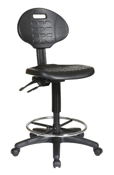 Office Star Intermediate Ergonomic Drafting Chair with Adjustable Footrest