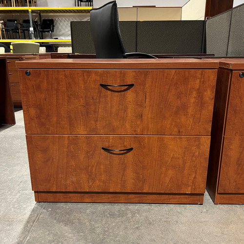 Pre-Owned Cherry Laminate 2 Drawer Lateral File
