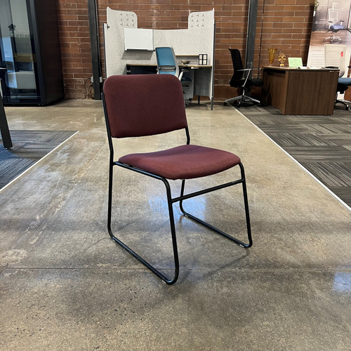 Pre-Owned KFI Burgundy Stack Chair