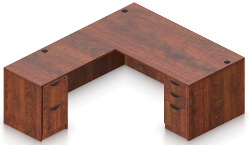 Offices To Go Layout SL-32, 71" x 84" L-Shape Desk