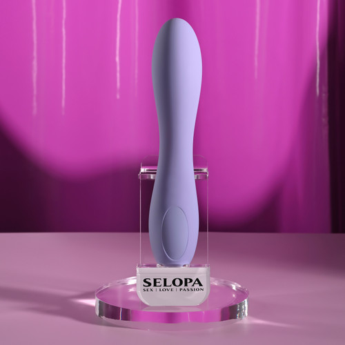 Purple Craze Silicone Rechargeable Rabbit Clitoral Vibrator by Selopa SL-RS-7821-2