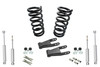 99 - 06 Silverado / Sierra 1500 (V6)  2" / 2" Coil Drop Kit + Shocks