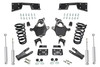 2001 - 06 Chevy Silverado GMC Sierra V6 5" / 7 -8" Lower Drop + SHOCKS +C-NOTCH