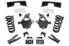 99 - 00 Silverado / Sierra 1500 (V6)  5" / 7" Coil Drop Kit + C-Notch