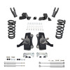 88-98 Chevy GMC C1500 V8 3"/3"-4" Drop Kit STD & EXT SPNDL+COIL+HNGR+SHKL+SHCKS (No Track Width Chan
