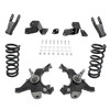 3/3-4 Spindle Drop Lowering Kit FOR 88-91 Chevy GMC C1500 Std Cab 1" Rotors V6