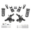 5/7-8 Spindle Drop Kit + Shocks FOR 88-91 Chevy GMC C1500 Std Cab 1" Rotors V8