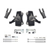 2/1-2 No Track Width Spindle Drop Kit + Shocks FOR 88-91 Chevy GMC C1500 Std Cab