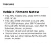 Vehicle Fitment Notes: