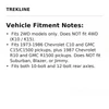 Vehicle Fitment Notes: