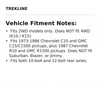 Vehicle Fitment Notes: