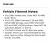 Vehicle Fitment Notes: