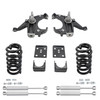 5/6 Spindle Drop Kit + Shocks FOR 73-87 Chevy GMC C10 C15 1.25" Rotors 2WD