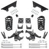 5/7-8 Spindle Drop Kit + Shocks + C-Notch FOR 73-87 Chevy GMC C10 1.25" Rotors