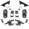 6/7-8 Spindle Drop Kit + Shocks FOR 73-87 Chevy GMC C10 C15 1" Rotors 2WD