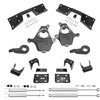 4"/5" Drop Kit + Shocks + C-Notch FOR 99-00 Chevy Silverado GMC Sierra 1500 4WD