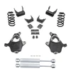 2007-2013 Silverado / Sierra 1500 V6 4/6 Lowering Kit - Spindles + Coils + Rear Shocks