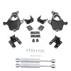 2014-2016 Silverado / Sierra 1500 2/5-6 Lowering Kit - Spindles + Rear Shocks - Cast Steel Arms