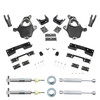 2014-2016 Silverado / Sierra 1500 2.5-4/8-9 Lowering Kit - Spindles + Struts + Shocks + C-Notch - Ca