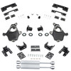 2014-2016 Silverado / Sierra 1500 3-4/5-6 Lowering Kit - Spindles + Relocators + Shocks + C-Notch -